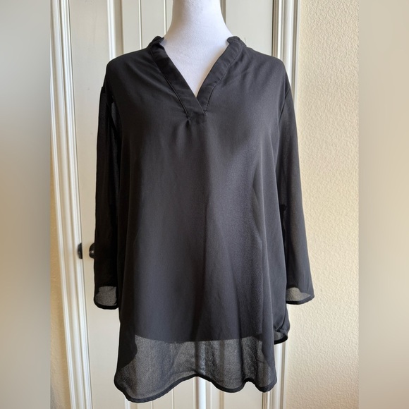 NWT L&B sheer blouse - Picture 1 of 5